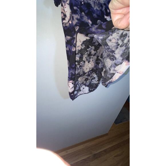 ARITZIA Wilfred Sz XS Scoop Neck Short Sleeve Hi-Lo Split Side Hem T Shirt - Picture 8 of 10